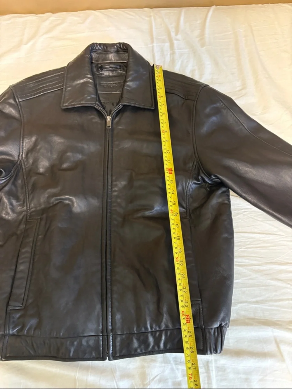 Roundtree & Yorke Leather Jacket Medium - Picture 4 of 6